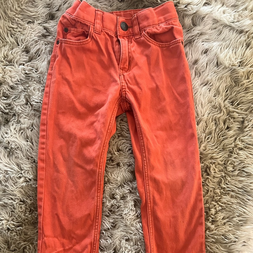 H&M Skinny Jeans 2T Orange Red